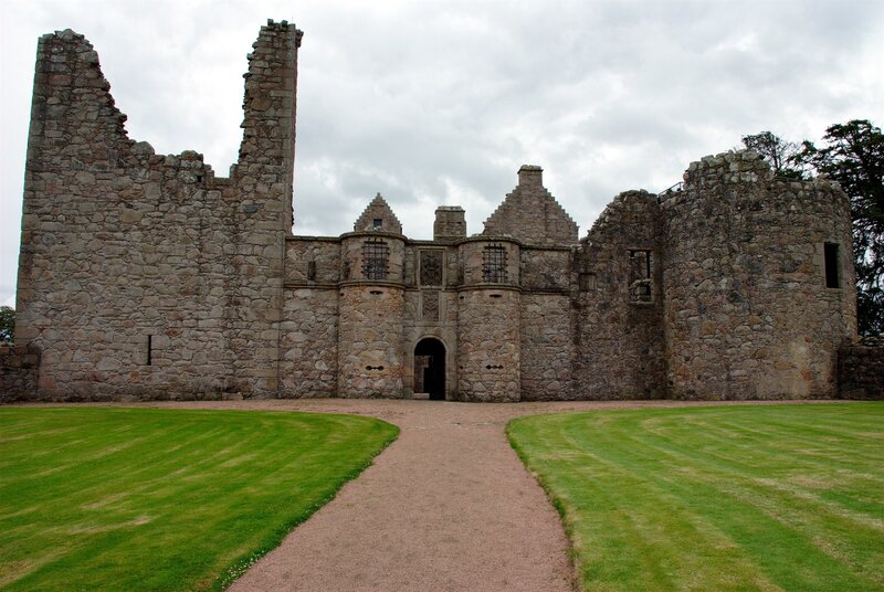 ruined stone castle