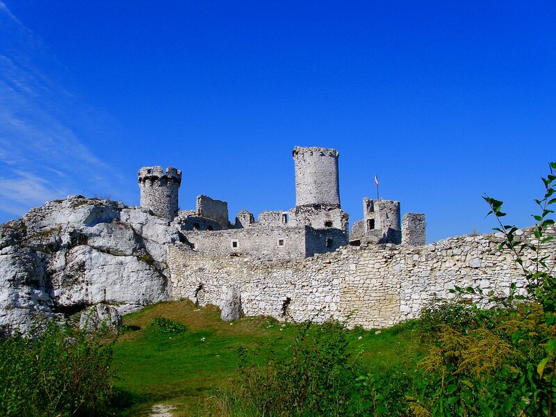 Ruined Stone Castle — Blue