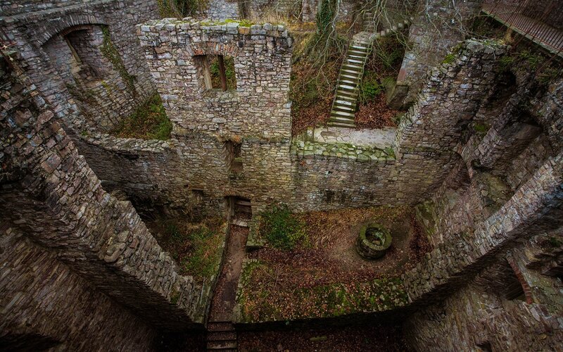 Ruined Stone Castle — Gray, Desolate
