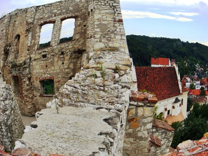 Ruined Stone Castle — Gray