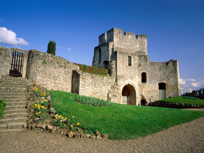 Ruined Stone Castle — Green, Serene, Afternoon
