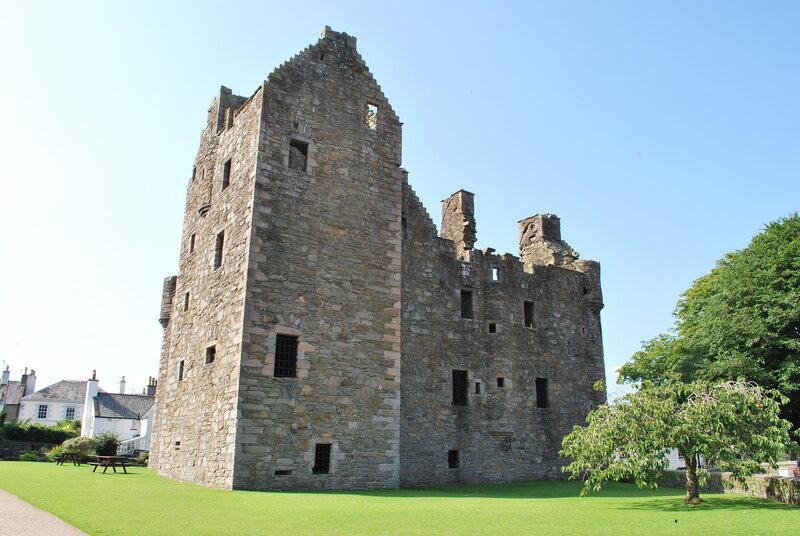 ruined stone castle