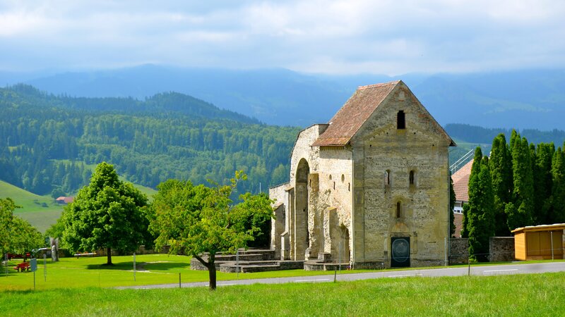 Ruined Stone Church — Green, Serene