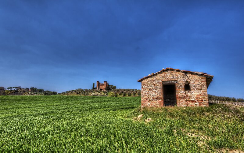 Ruined Stone Hut — Green