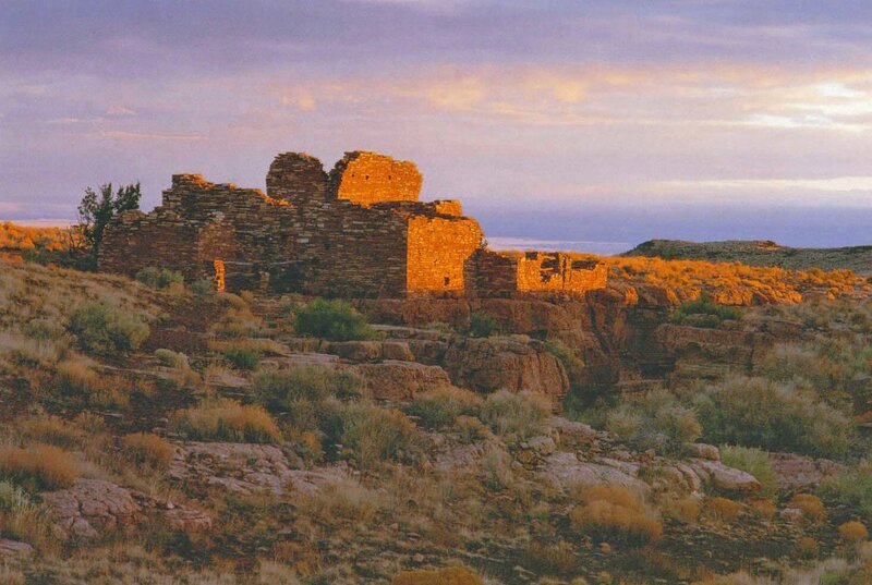 Ruined Stone Structure — Brown