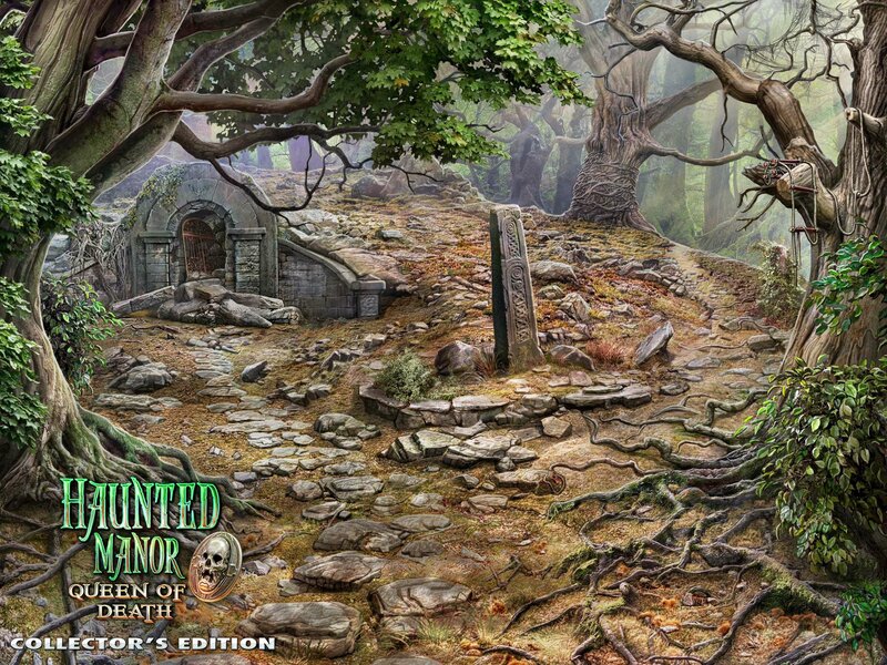 Ruined Stone Structure — Green, Mysterious