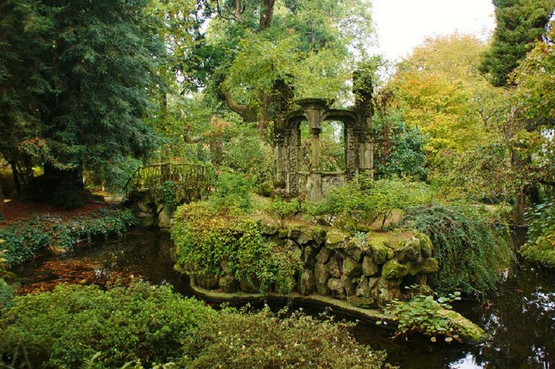 Ruined Stone Structure — Green, Serene