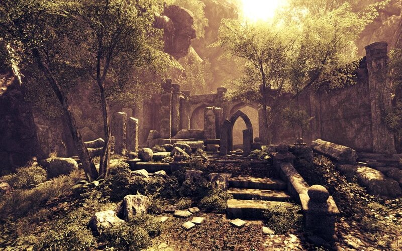 Ruined Stone Temple — Brown