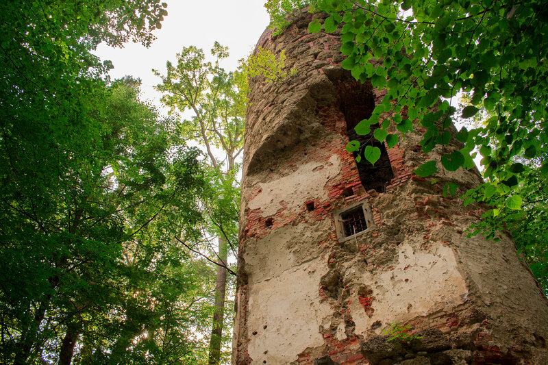 Ruined Stone Tower — Green, Serene, Summer