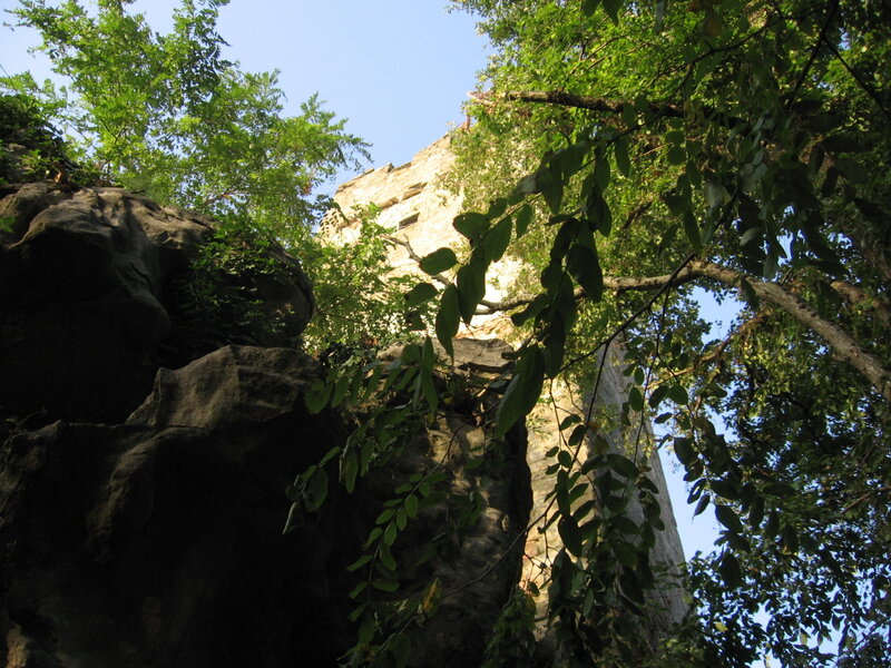 Ruined Stone Tower — Green, Serene
