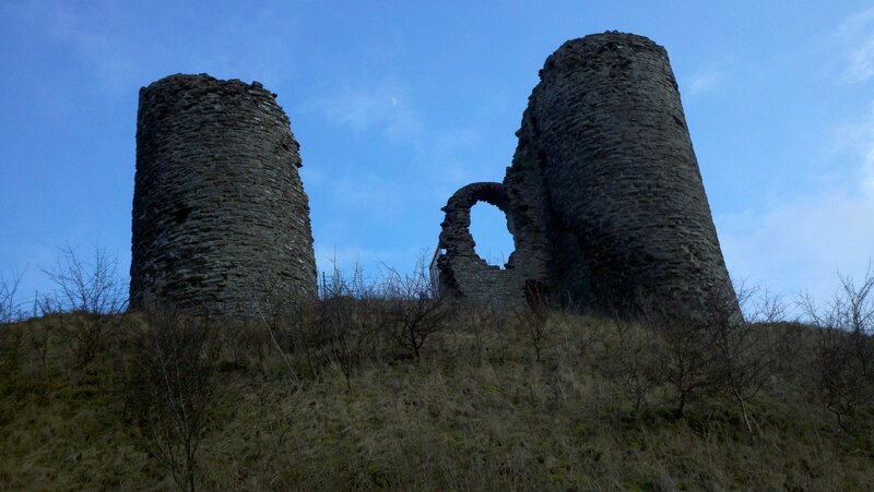 Ruined Stone Towers — Blue