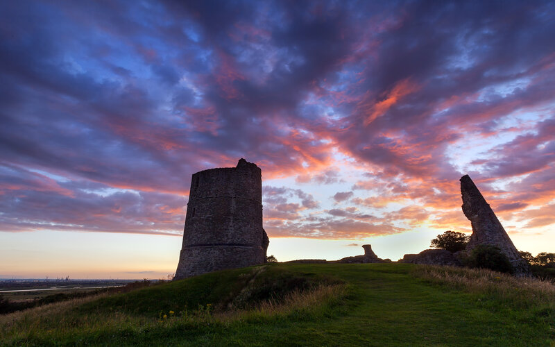 Ruined Stone Towers — Purple
