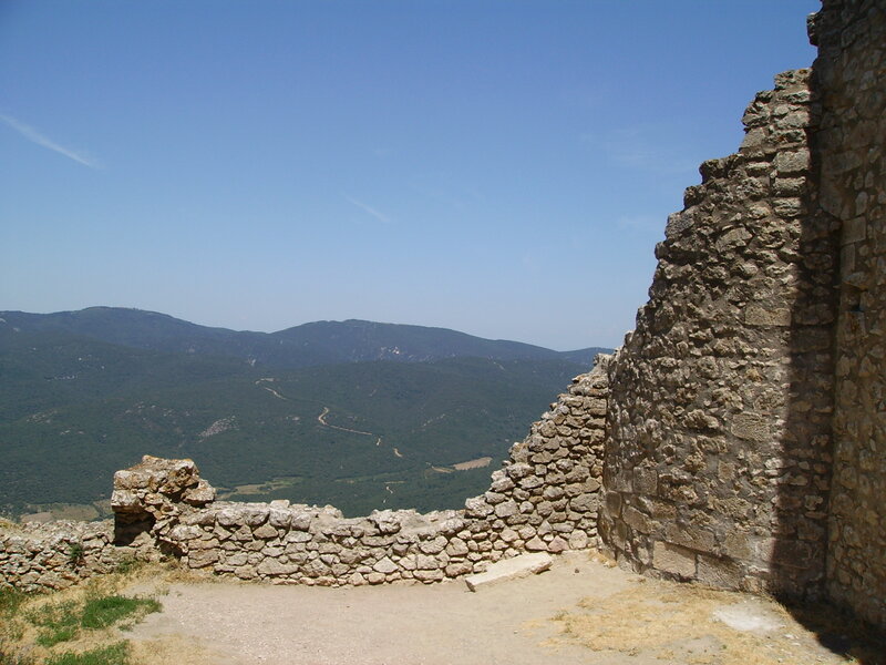 Ruined Stone Wall — Blue