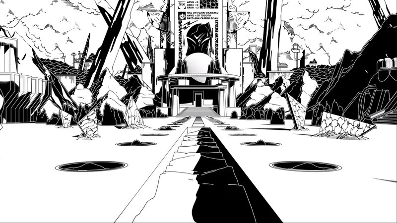 Ruined Temple Complex — Black