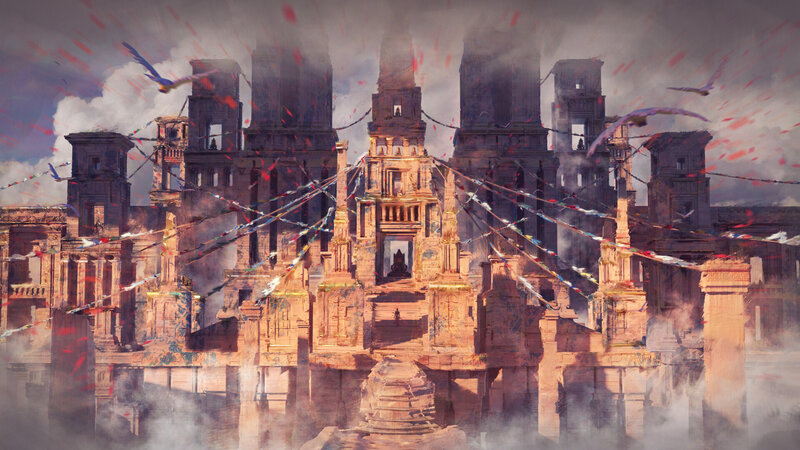 Ruined Temple Complex — Brown