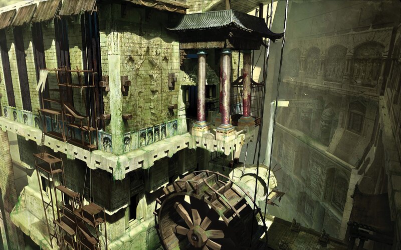 Ruined Temple Complex — Green