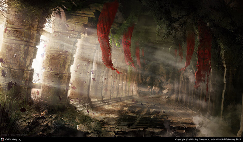 Ruined Temple Corridor