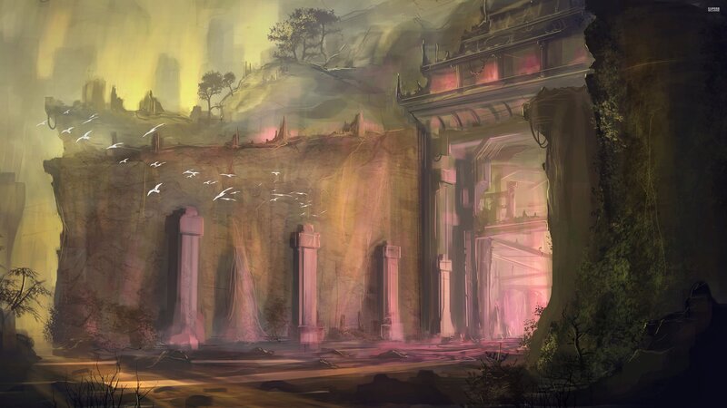 Ruined Temple Structure