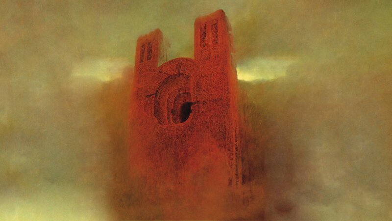 Ruined Tower in Mist