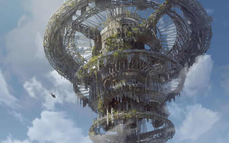 Ruined Tower Structure