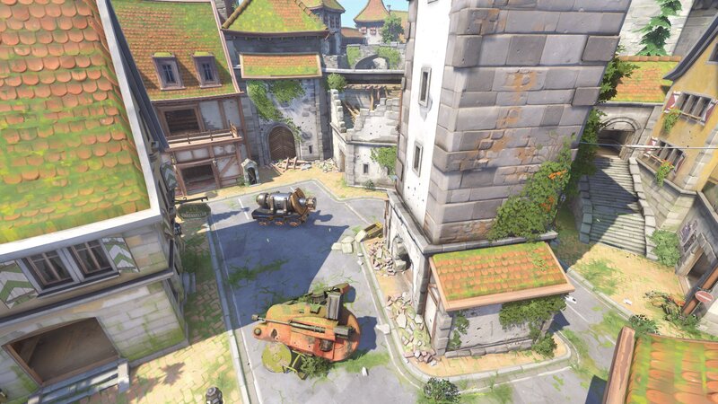 Ruined Town Street