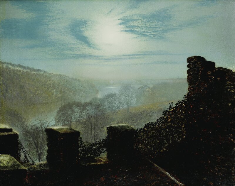 Ruined Wall Overlooking Valley