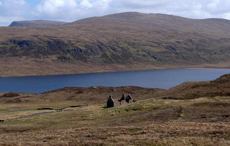 Ruins by a Highland Loch