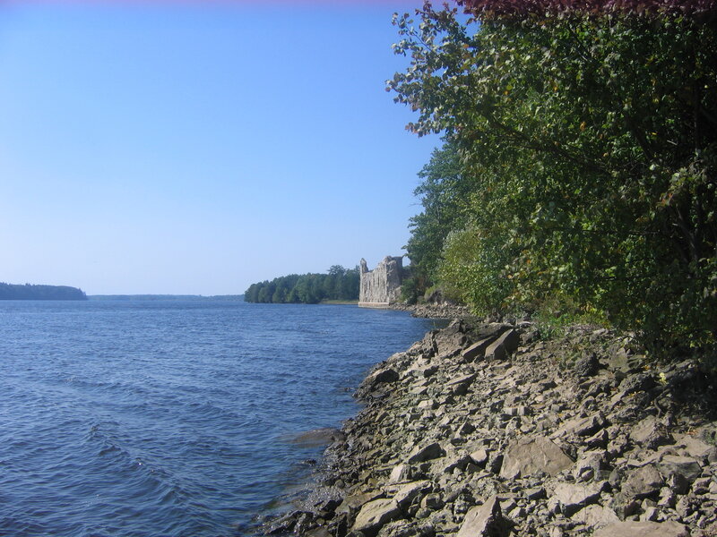 Ruins by a Lake