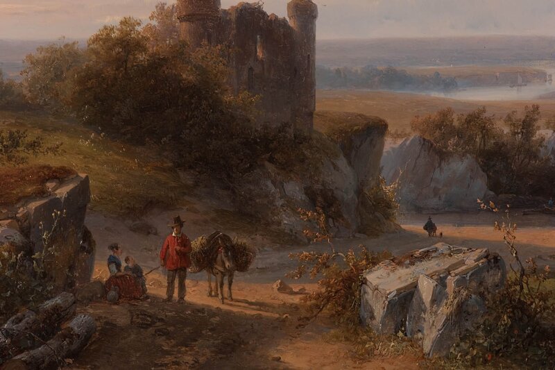 Ruins by the river