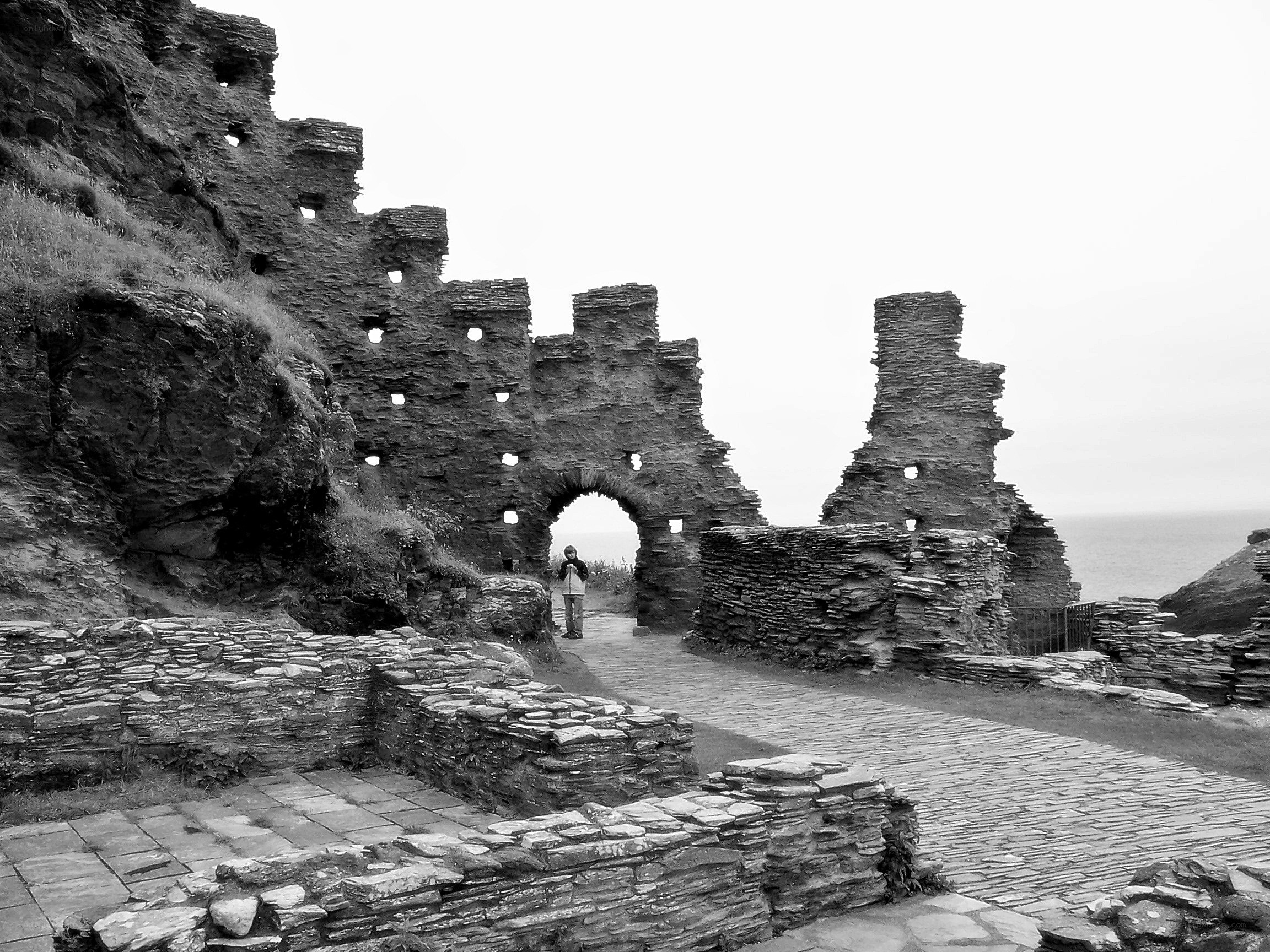 Ruins by the sea