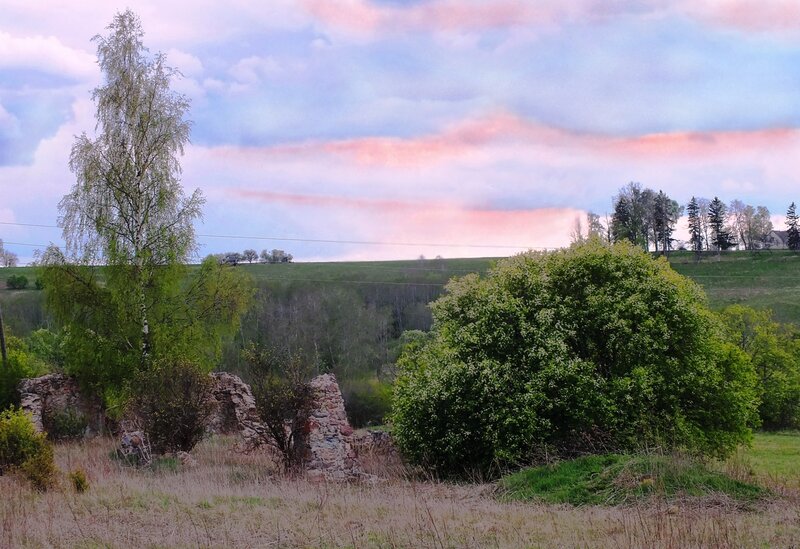 Ruins in a Field