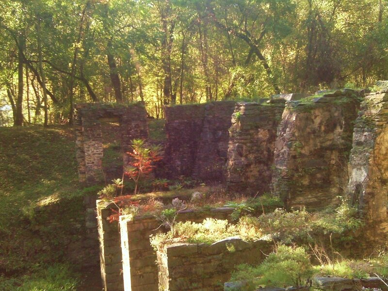 Ruins in Forest — Green