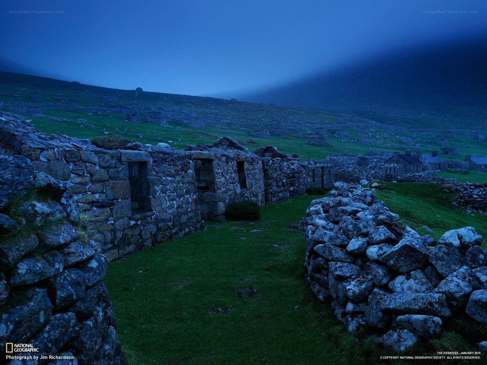 Ruins in the Hebrides