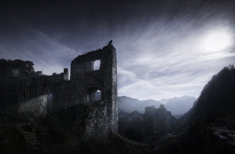 Ruins of a Castle — Gray