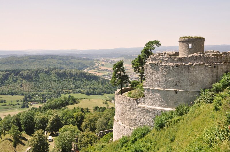 Ruins of a castle on a hill