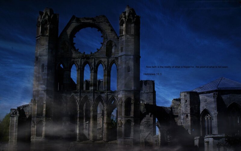 Ruins of a Cathedral — Blue