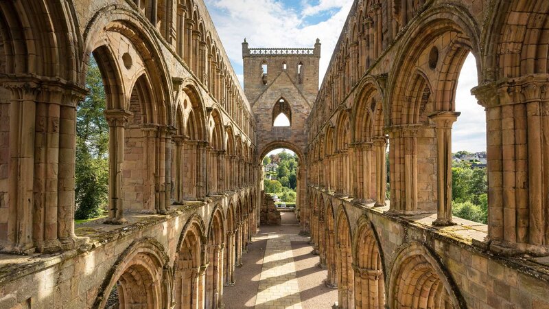 Ruins of a Cathedral — Brown, Serene