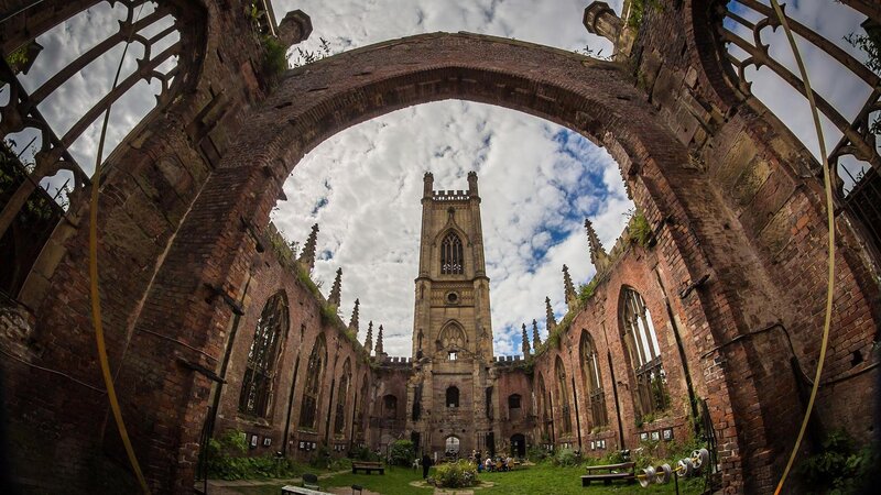 Ruins of a Cathedral — Brown