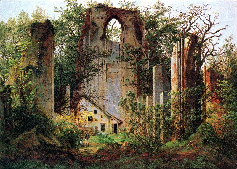 Ruins of a Church — Green, Serene, Afternoon
