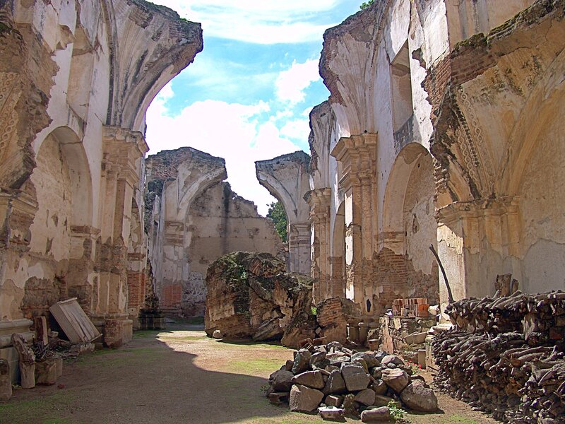 Ruins of a Church — White