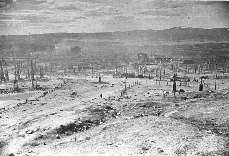 Ruins of a destroyed city