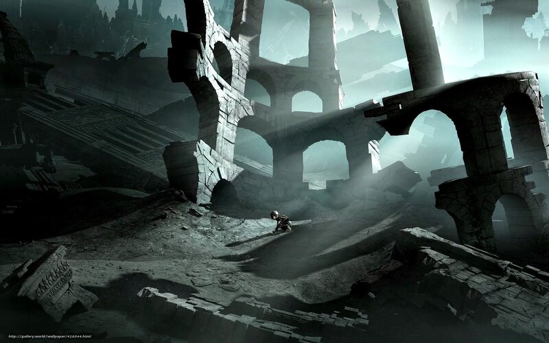 Ruins of a fallen city