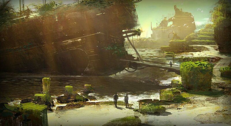 ruins of a fallen world