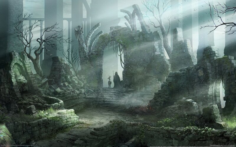 ruins of a forgotten temple