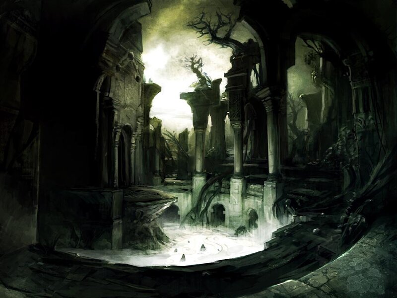 ruins of a forgotten temple