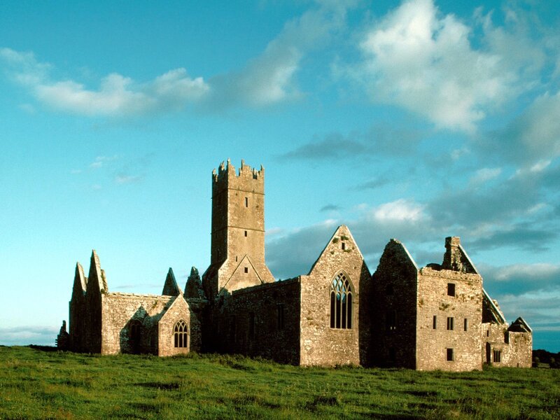 Ruins of a historic abbey