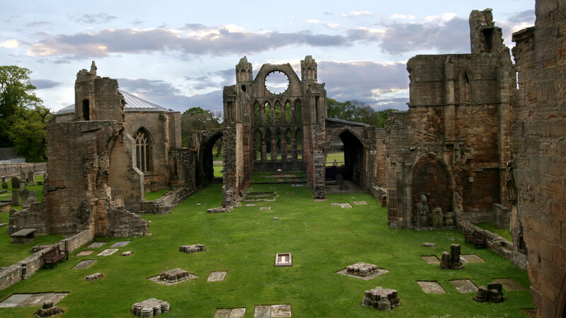ruins of a historic abbey