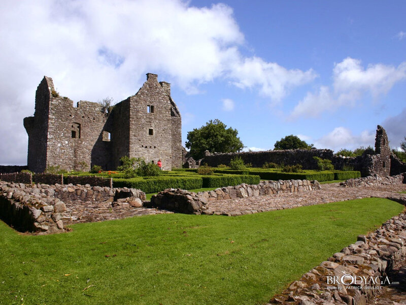 Ruins of a historic castle