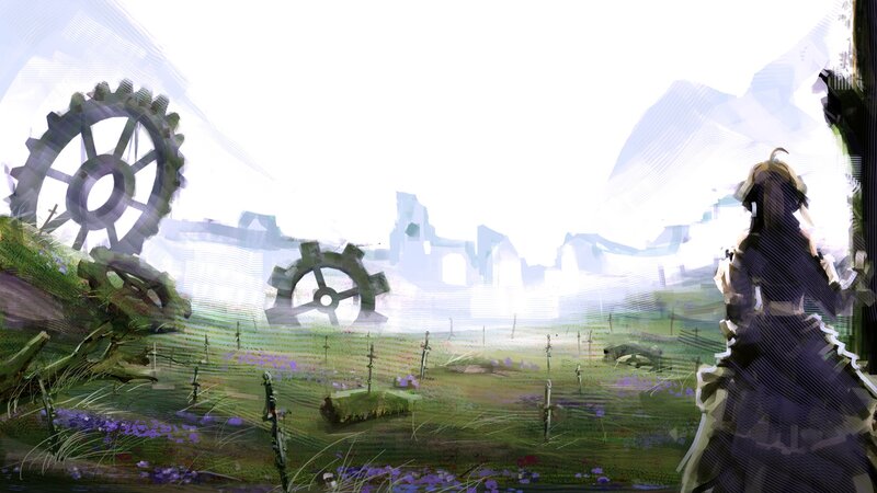 ruins of a mechanical world