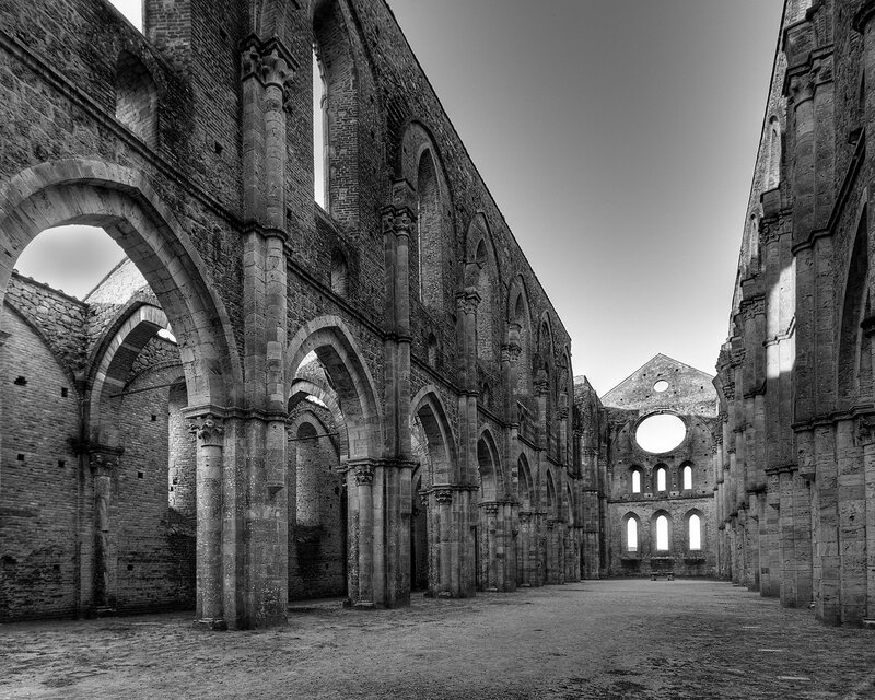 Ruins of a medieval abbey